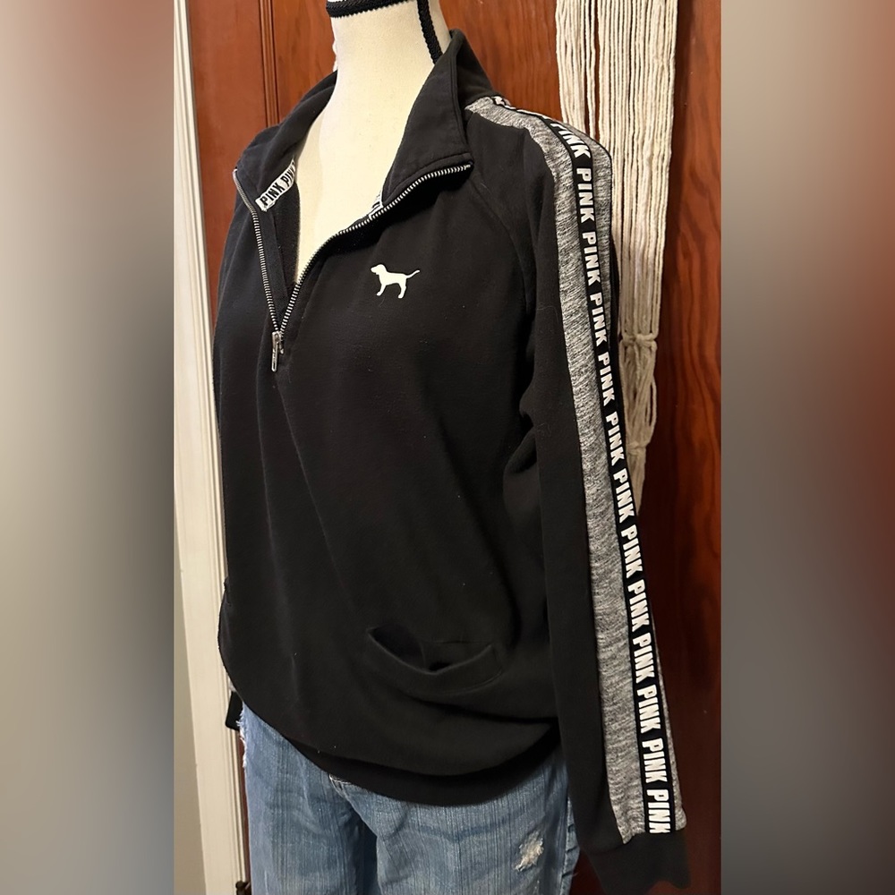 PINK by Victoria Secret Half zip hoodie Great condition